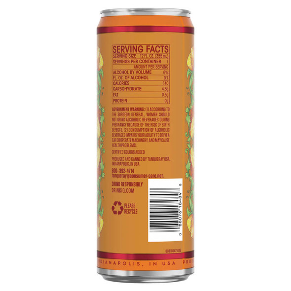 Tanqueray Sevilla Orange Gin & Soda - 355 mL - 4-PK - Aluminum