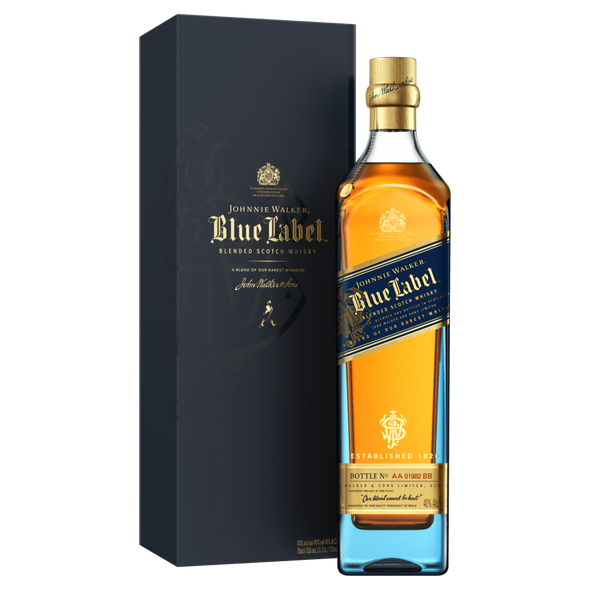 Johnnie Walker Blue Label Scotch - 750 mL - 750ML - Glass