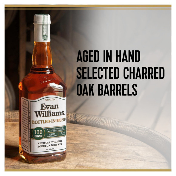 Evan Williams Bottled-in-Bond Bourbon - 1.75 L - 1.75L - Glass