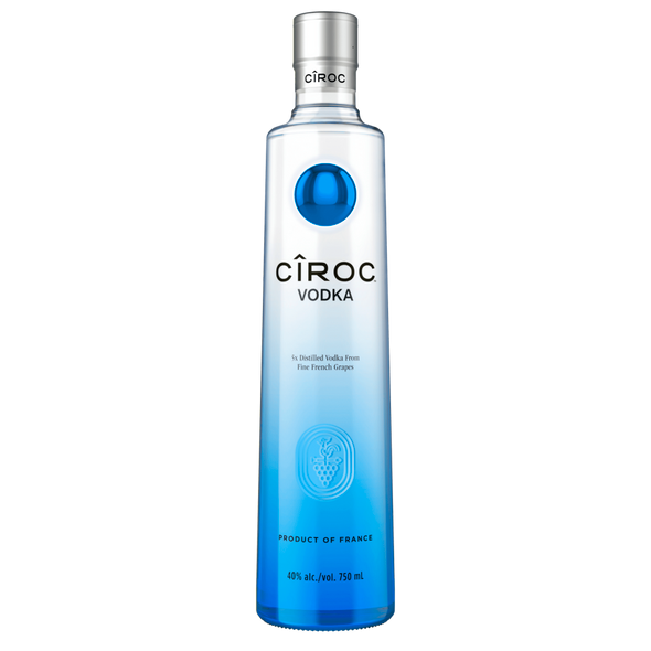 Ciroc French Vodka - 750 mL - 750ML - Glass