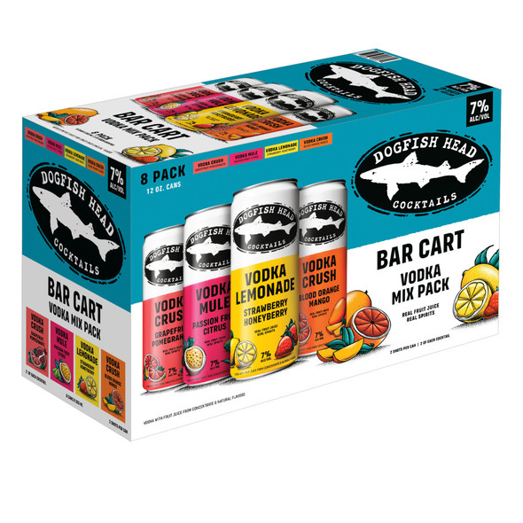 Dogfish Head Bar Cart Variety - 8-PK - Aluminum