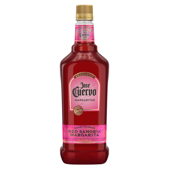 Jose Cuervo Red Sangria Margarita Premixed Cocktail - 1.75 L - 1.75L - Glass