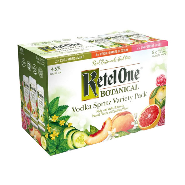 Ketel One Botanical Variety Pack Vodka Spritz - 12 Oz - 8-PK - Aluminum