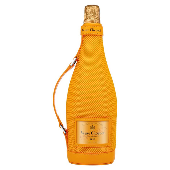 Veuve Clicquot Brut Yellow Label with Ice Jacket - 750 mL - Set - Glass