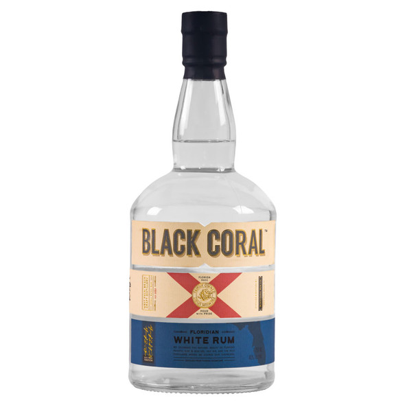 Black Coral Floridian White Rum - 750 mL - 750ML - Glass
