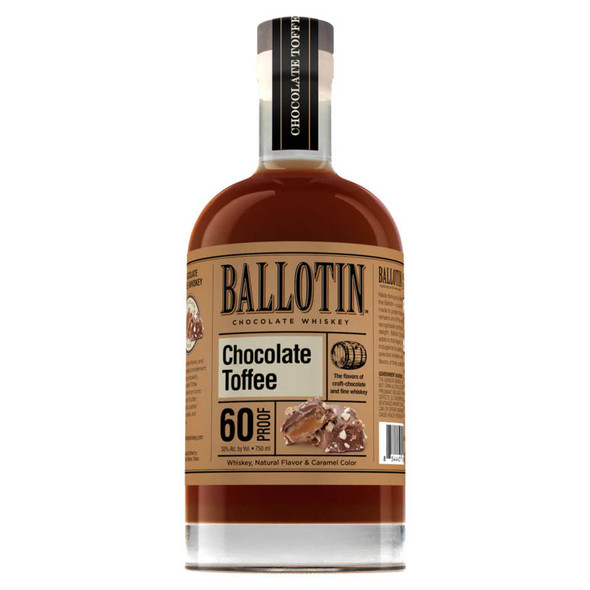 Ballotin Chocolate Toffee Whiskey - 750 mL - 750ML - Glass