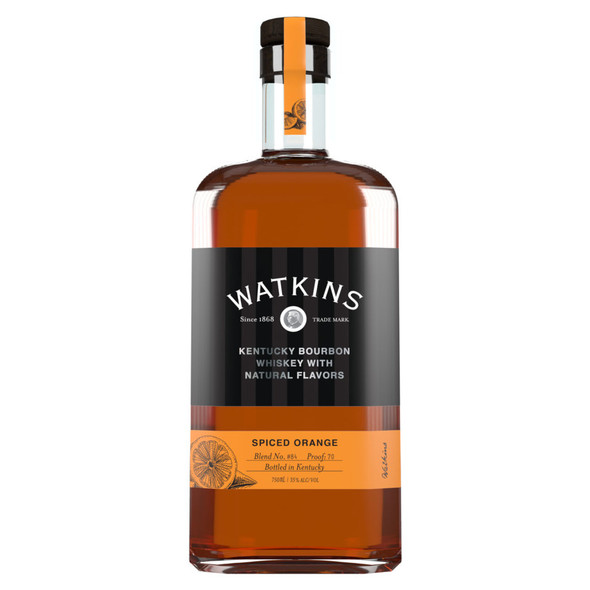 Watkins Spiced Orange Kentucky Bourbon Whiskey - 750 mL - 750ML - Glass