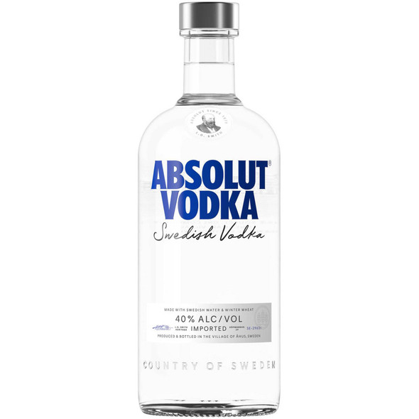 Absolut Original Vodka - 750 mL - 750ML - Glass