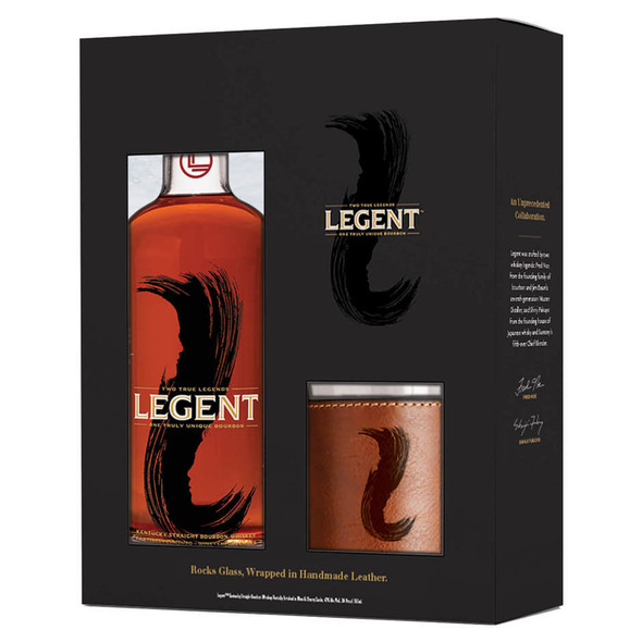 Legent Bourbon 750ml with Glass - Set