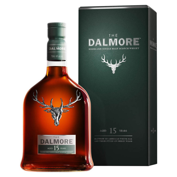 The Dalmore Malt 15 Year Scotch - 750 mL - 750ML - Glass