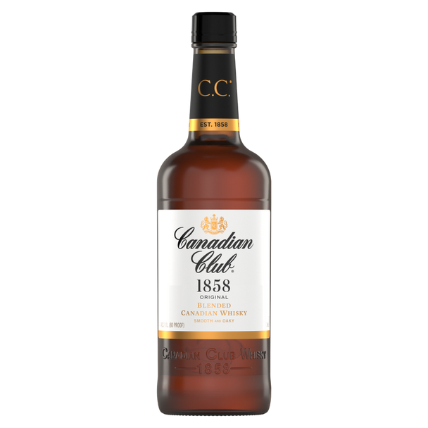 Canadian Club 1858 Whisky - 750 mL - 750ML - Glass