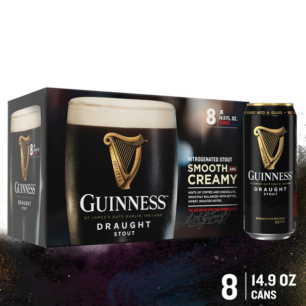 Guinness Draught - 14.9 Oz - 8-PK - Aluminum