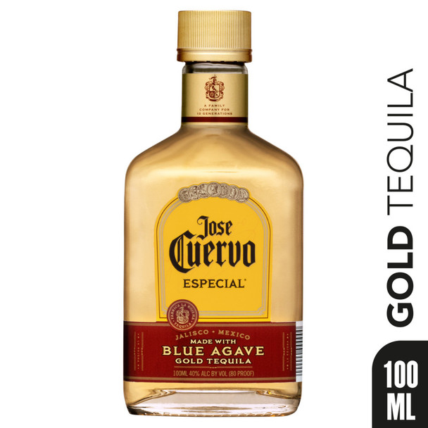 Jose Cuervo Especial Gold Tequila - 100 mL - 100ML - Glass