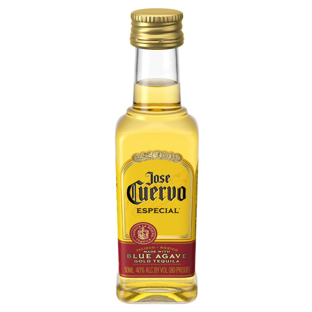 Jose Cuervo Gold Especial Tequila - 50 mL - 50ML - Glass