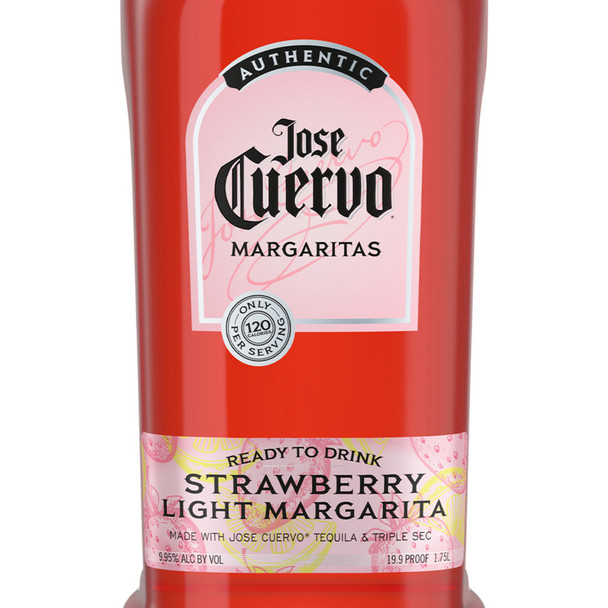 Jose Cuervo Strawberry Light Margarita - 1.75 L - 1.75L - Plastic