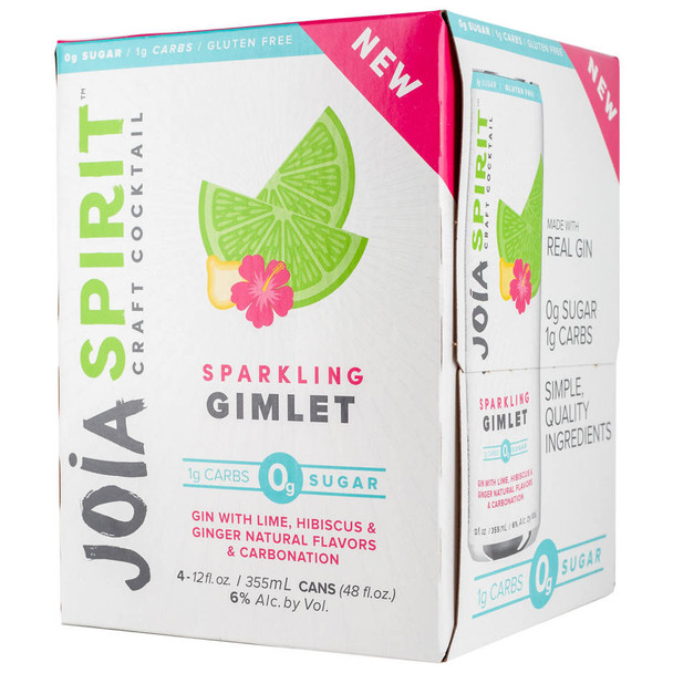 Joia Spirit Sparkling Gimlet - 355 mL - 4-PK - Aluminum