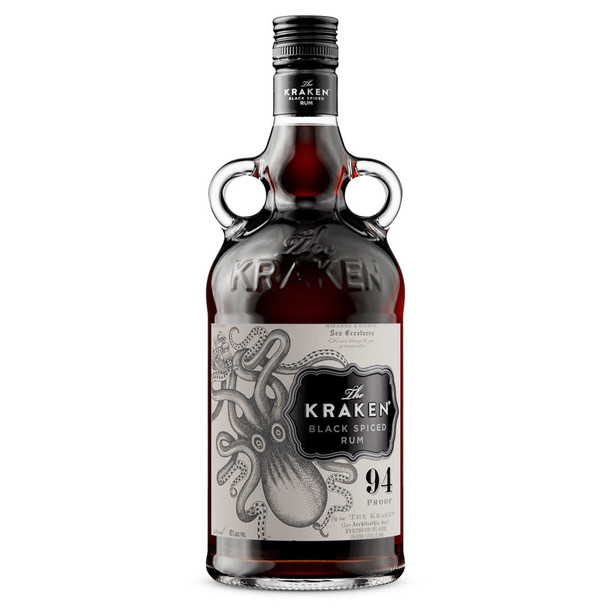 Kraken Black Spiced Rum 94 Proof - 750 mL - 750ML - Glass