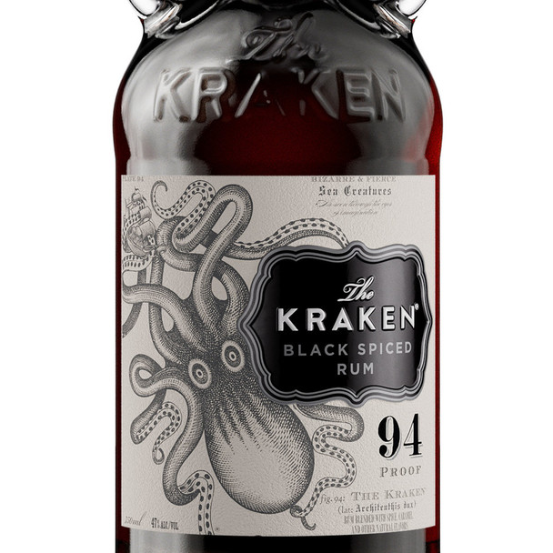 Kraken Black Spiced Rum 94 Proof - 750 mL - 750ML - Glass
