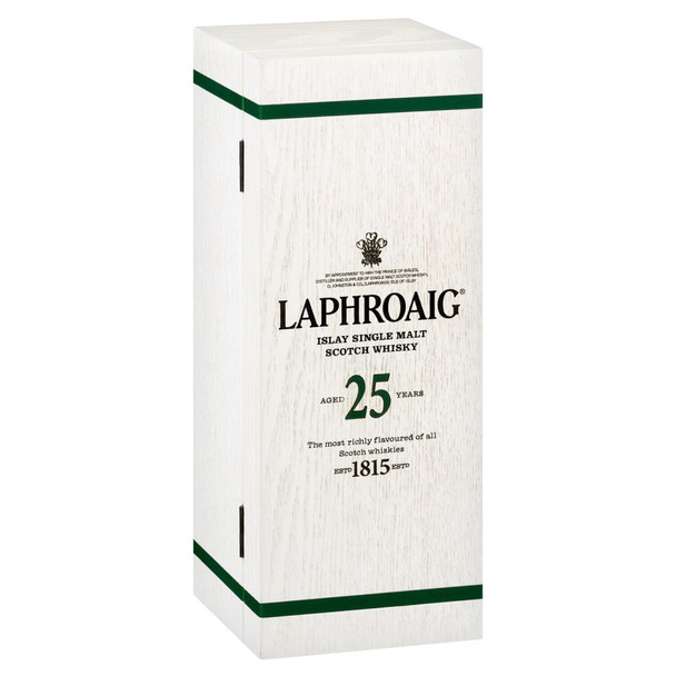 Laphroaig Single Malt 25 Year Cask Scotch - 750 mL - 750ML - Glass