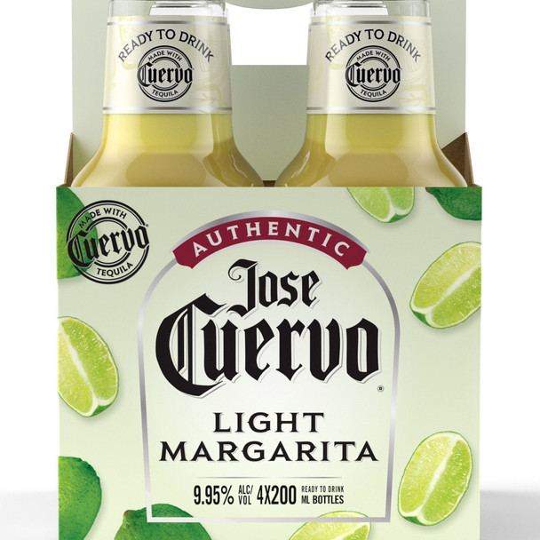 Jose Cuervo Lime Light Margarita - 200 mL - 4-PK - Plastic