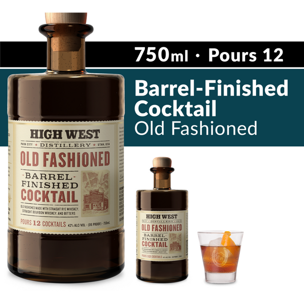 High West Old Fashioned Cocktail - 750 mL - 750ML - Glass