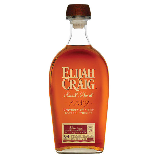 Elijah Craig Small Batch Bourbon - 750 mL - 750ML - Glass