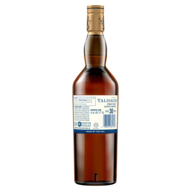 Talisker 30 Year  Single Malt Scotch - 750 mL - 750ML - Glass