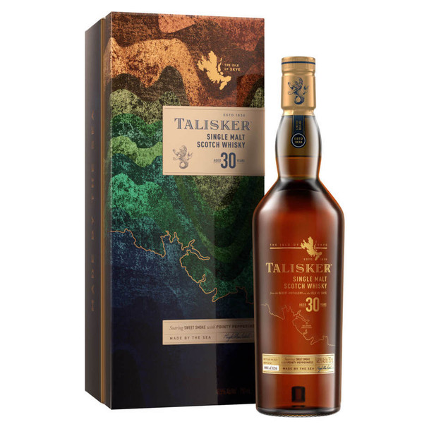 Talisker 30 Year  Single Malt Scotch - 750 mL - 750ML - Glass