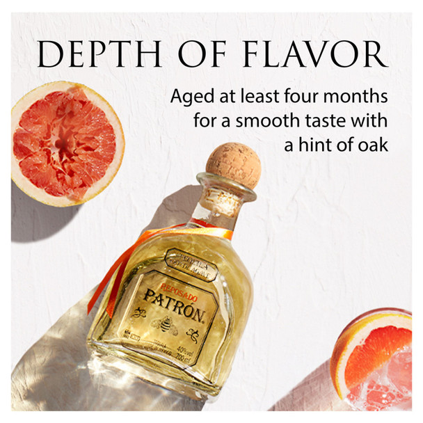 Patron Reposado Tequila - 375 mL - 375ML - Glass