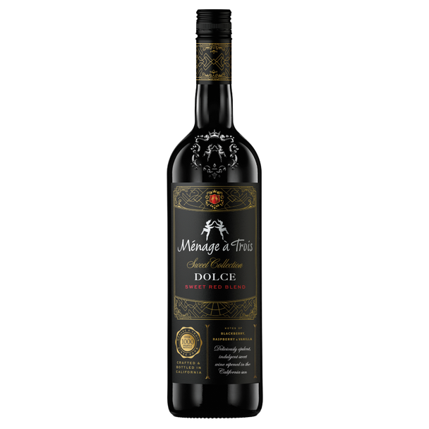 Menage A Trois Dolce Sweet Red Blend - 750 mL - 750ML - Glass