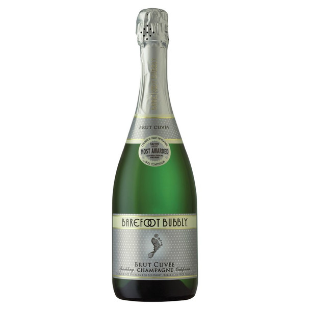 Barefoot Bubbly Brut Cuvee Sparkling - 750 mL - 750ML - Glass