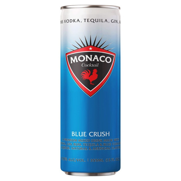 Monaco Cocktails Blue Crush - 355 mL - 4-PK