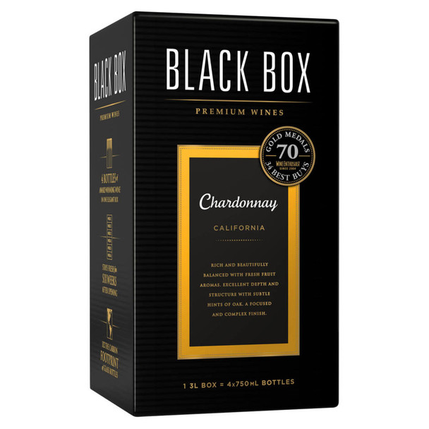 Black Box Chardonnay Monterey - 3.0 L - 3.0L - Cardboard