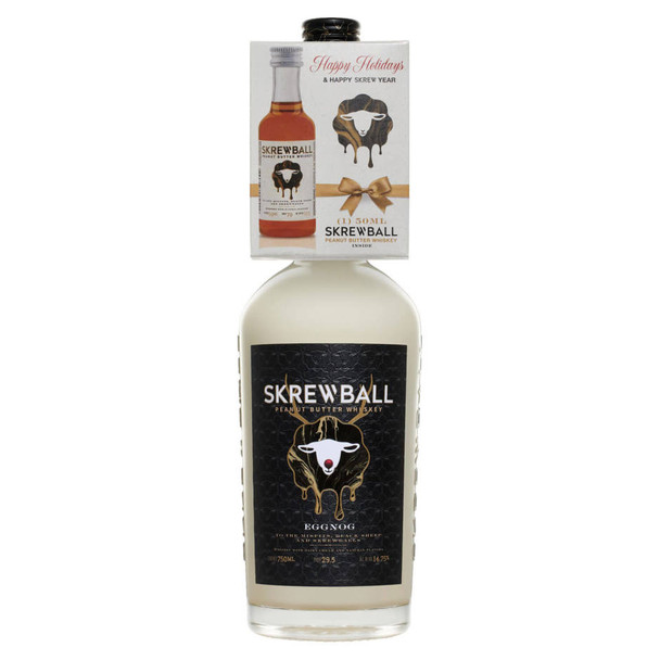 Skrewball Peanut Butter Whiskey Eggnog - 750 mL - 750ML - Glass