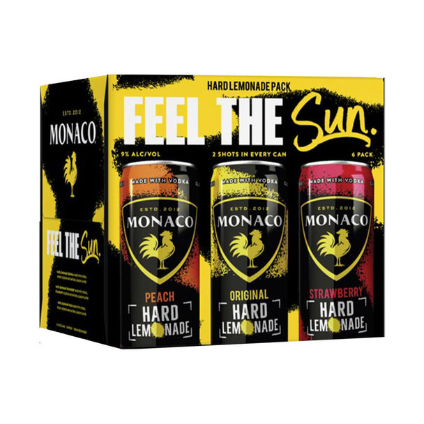 Monaco Cocktails Hard Lemonade Variety Pack - 12 Oz - 6-PK - Aluminum