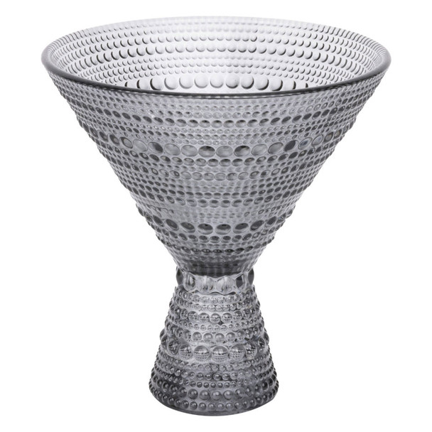 BKLYN Steel Grey Dotted Martini Grey - 10 Oz - 10-OZ