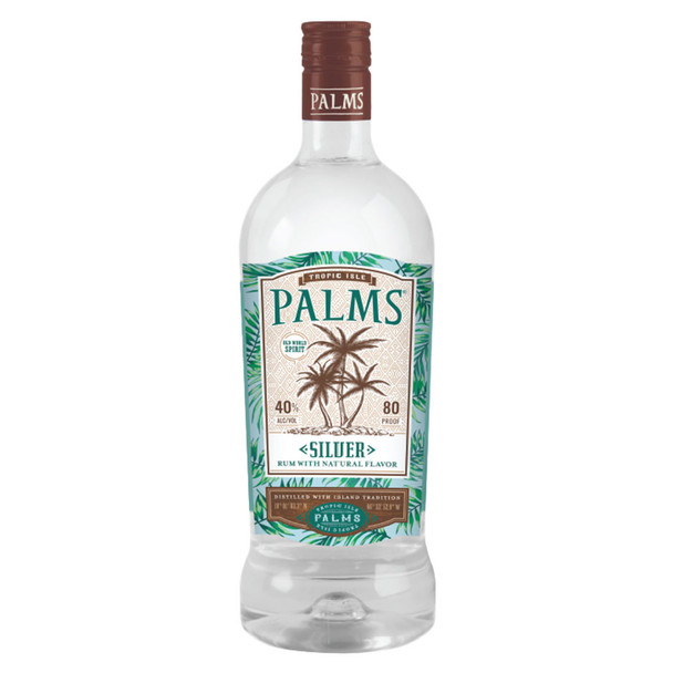 Palms Silver Rum - 1.75 L - 1.75L - Plastic