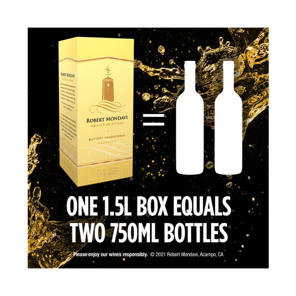 Robert Mondavi Private Selection Buttery Chardonnay - 1.5 L - 1.5L - Plastic