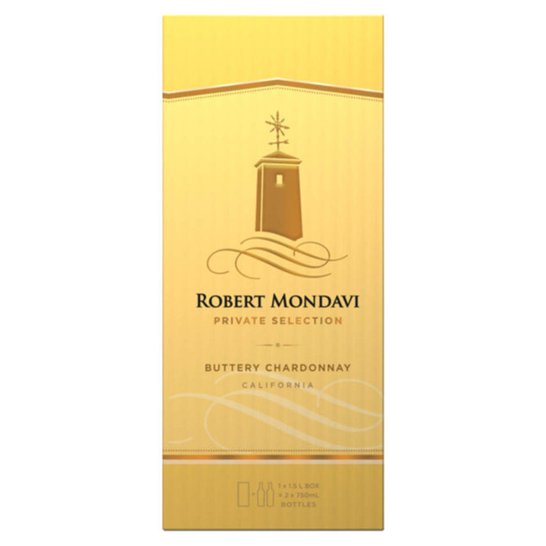 Robert Mondavi Private Selection Buttery Chardonnay - 1.5 L - 1.5L - Plastic