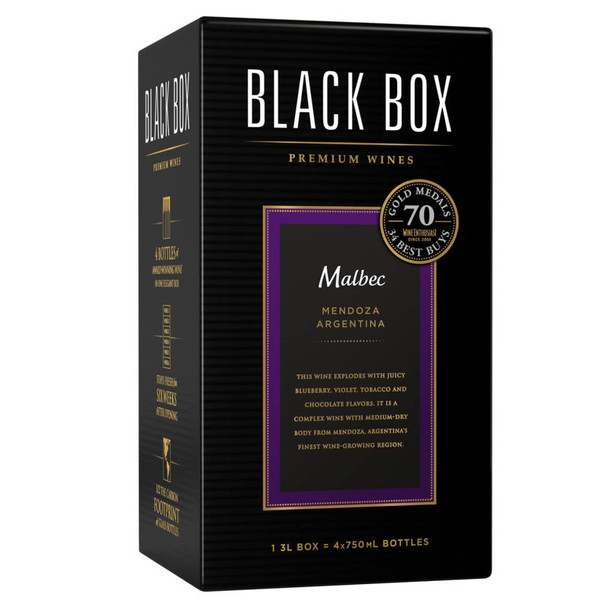 Black Box Malbec Box - 3.0 L - 3.0L - Cardboard