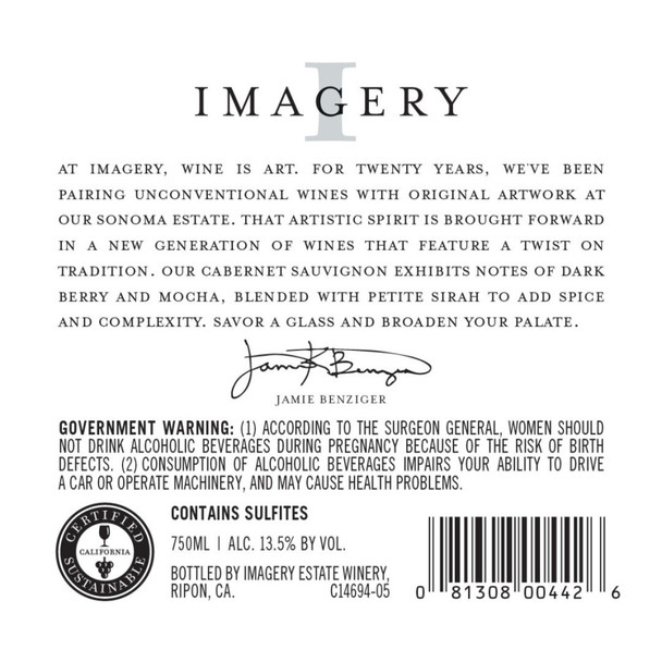 Imagery Cabernet Sauvignon - 750 mL - 750ML