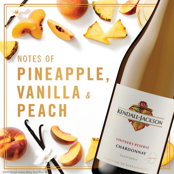 Kendall-Jackson Vintner's Reserve Chardonnay - 750 mL - 750ML - Glass