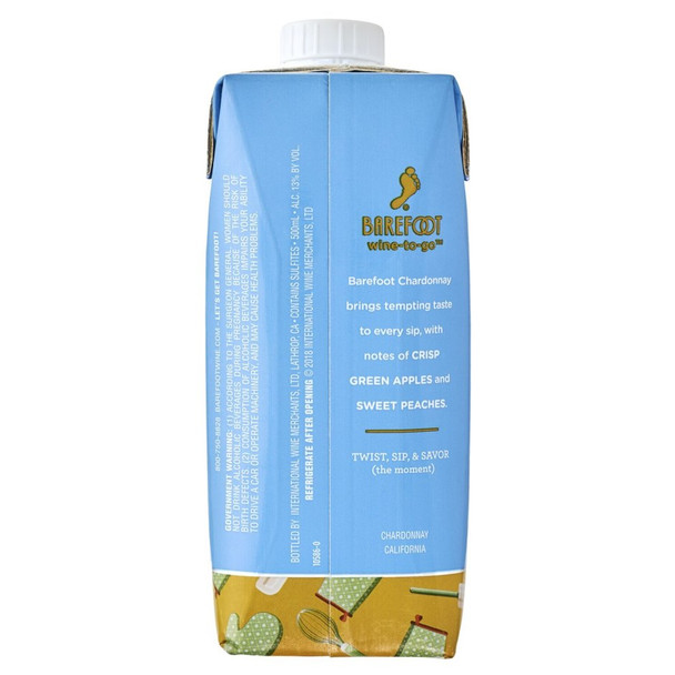 Barefoot Chardonnay - 500 mL - 500ML