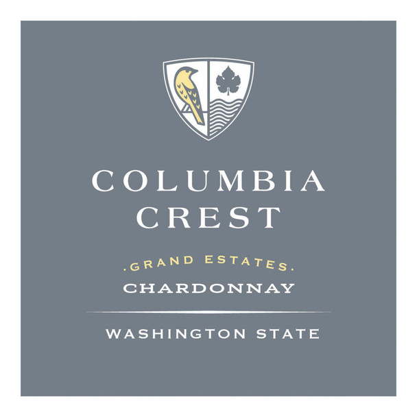 Columbia Crest Grand Estates Chardonnay - 750 mL - 750ML - Glass