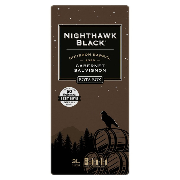 Bota Box Nighthawk Bourbon Barrel Cabernet - 3.0 L - 3.0L