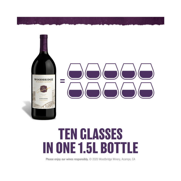 Woodbridge by Robert Mondavi Zinfandel - 1.5 L - 1.5L - Glass