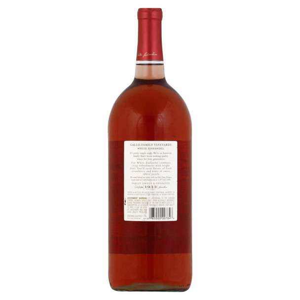 Gallo Family White Zinfandel - 1.5 L - 1.5L - Glass
