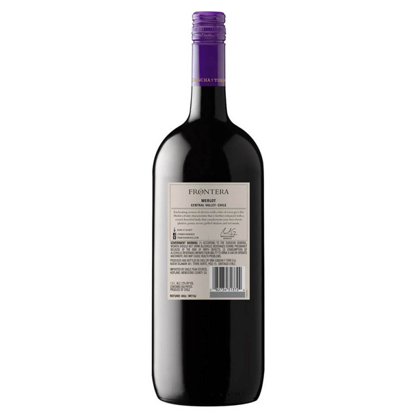 Concha Y Toro Frontera Merlot - 1.5 L - 1.5L - Glass