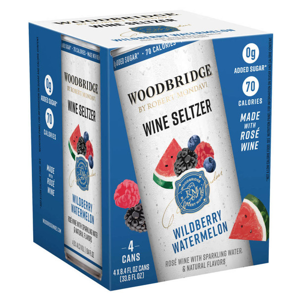 Woodbridge by Robert Mondavi Wildberry and Watermelon Seltzer - 4-PK - 4-PK - Aluminum