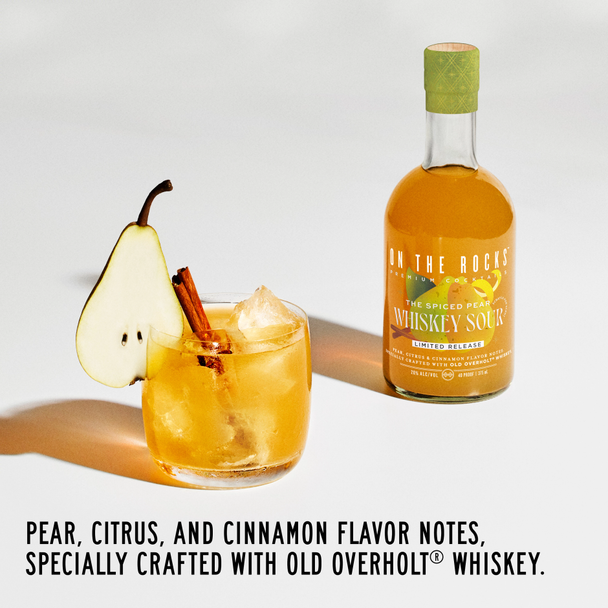 On The Rocks Cocktails Whiskey Sour The Spiced Pear Limited Release - 375 mL - 375ML - Glass On The Rocks Cocktails Whiskey Sour The Spiced Pear Limited Release - 375 mL - 375ML - Glass